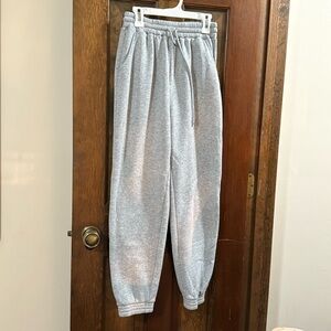 Black and Gray Sweatpants